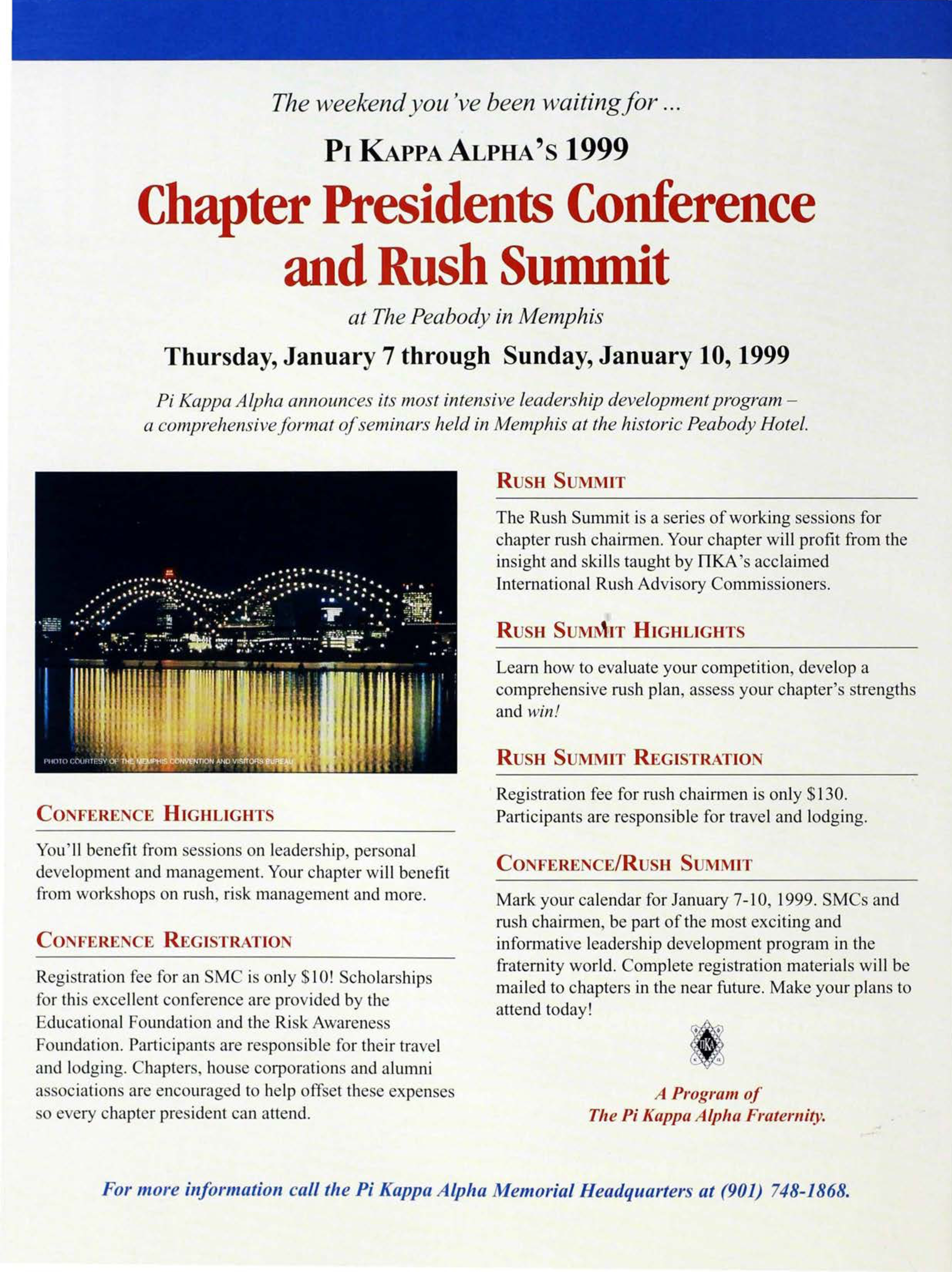 Chapter Presidents Conference and Rush Summit